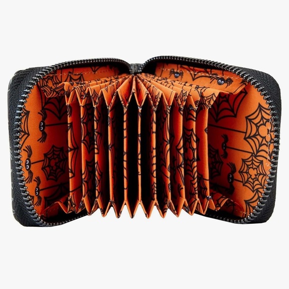 Loungefly Disney Minnie Spider Accordion Wallet - Picture 4 of 5